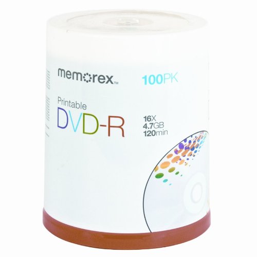 Algopix Similar Product 8 - Memorex DVDR 16x 47GB 100 pack