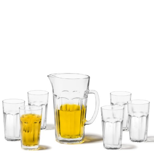 Algopix Similar Product 13 - LEONARDO Rock Glass, Set of 7