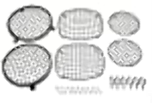 Algopix Similar Product 5 - Kentrol Wire Mesh Guard Set 6 pieces