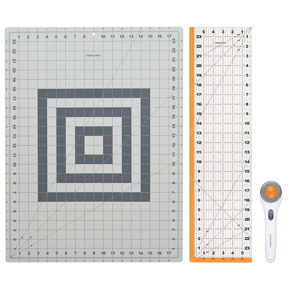 Algopix Similar Product 19 - Fiskars Rotary Cutter 3Piece Set 