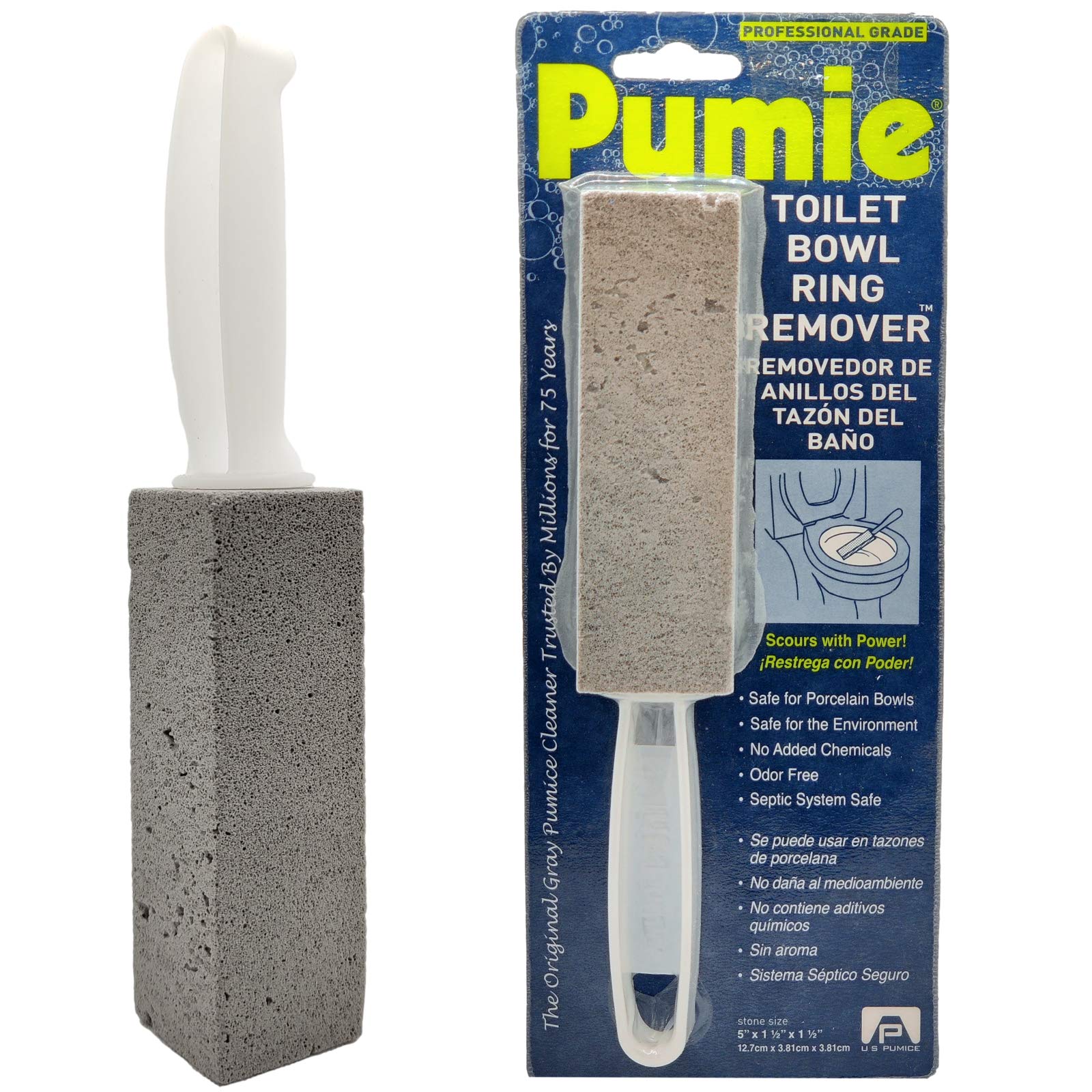 Algopix Similar Product 3 - PUMIE Toilet Bowl Ring Remover Tough