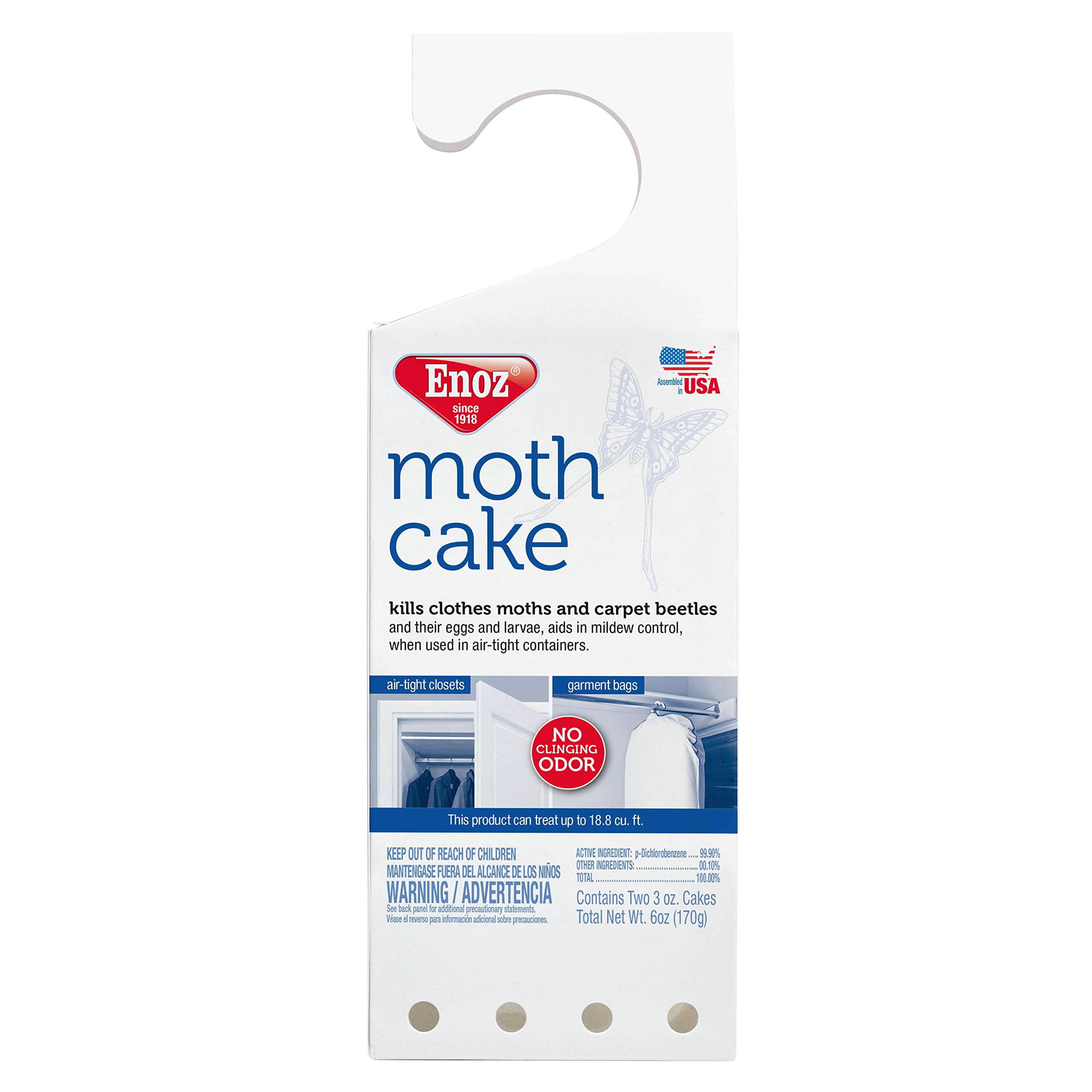 Algopix Similar Product 20 - Enoz Moth Cake Kills Clothes Moths