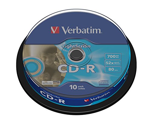 Algopix Similar Product 19 - Verbatim CDR80 52x Lightscribe Spindle