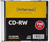 Algopix Similar Product 19 - Intenso x10 CD-RW 700MB 12x SC