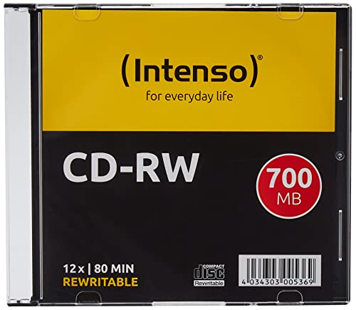Algopix Similar Product 6 - Intenso x10 CD-RW 700MB 12x SC
