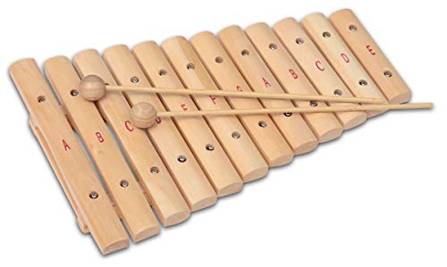Algopix Similar Product 18 - Bontempi - 12 Note Wooden Xylophone