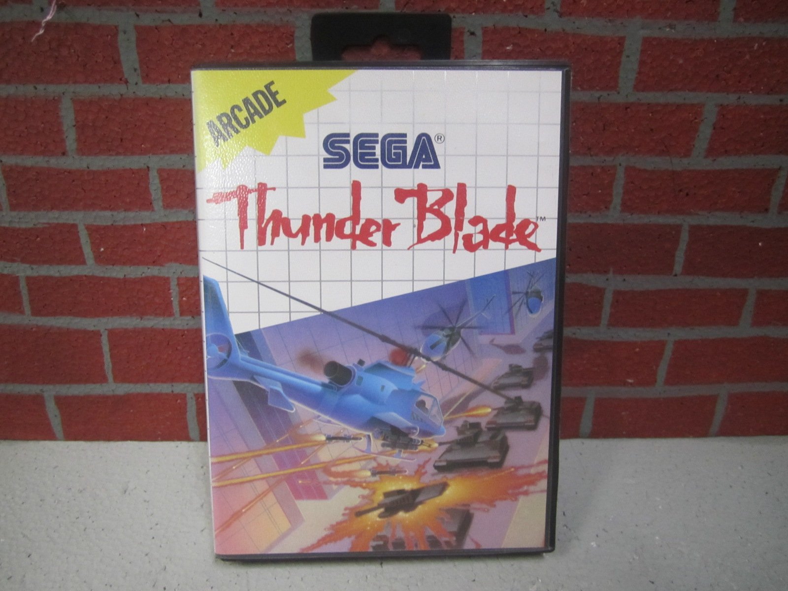 Algopix Similar Product 2 - Thunder Blade - Sega Master System