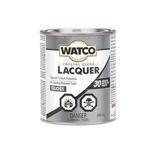 Algopix Similar Product 12 - Watco 63041 Lacquer Clear Wood Finish