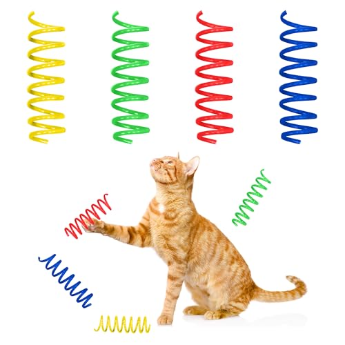 Algopix Similar Product 5 - SPOT Colorful Cat Spring Toys 3