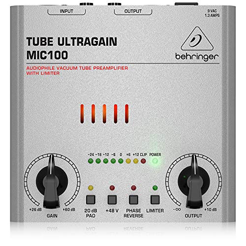 Algopix Similar Product 5 - Behringer Tube Ultragain MIC100