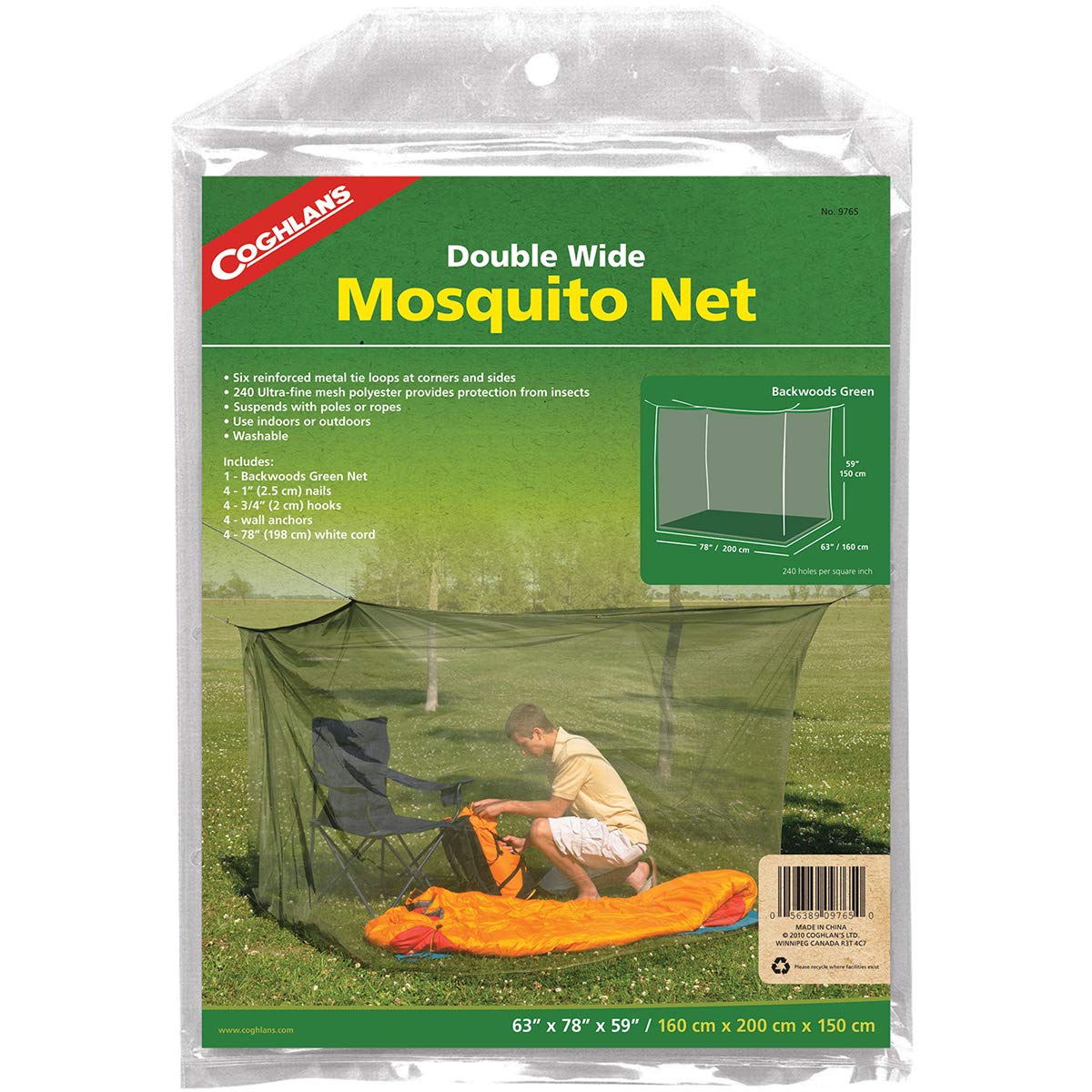 Algopix Similar Product 14 - Coghlans Mosquito Net Backwoods