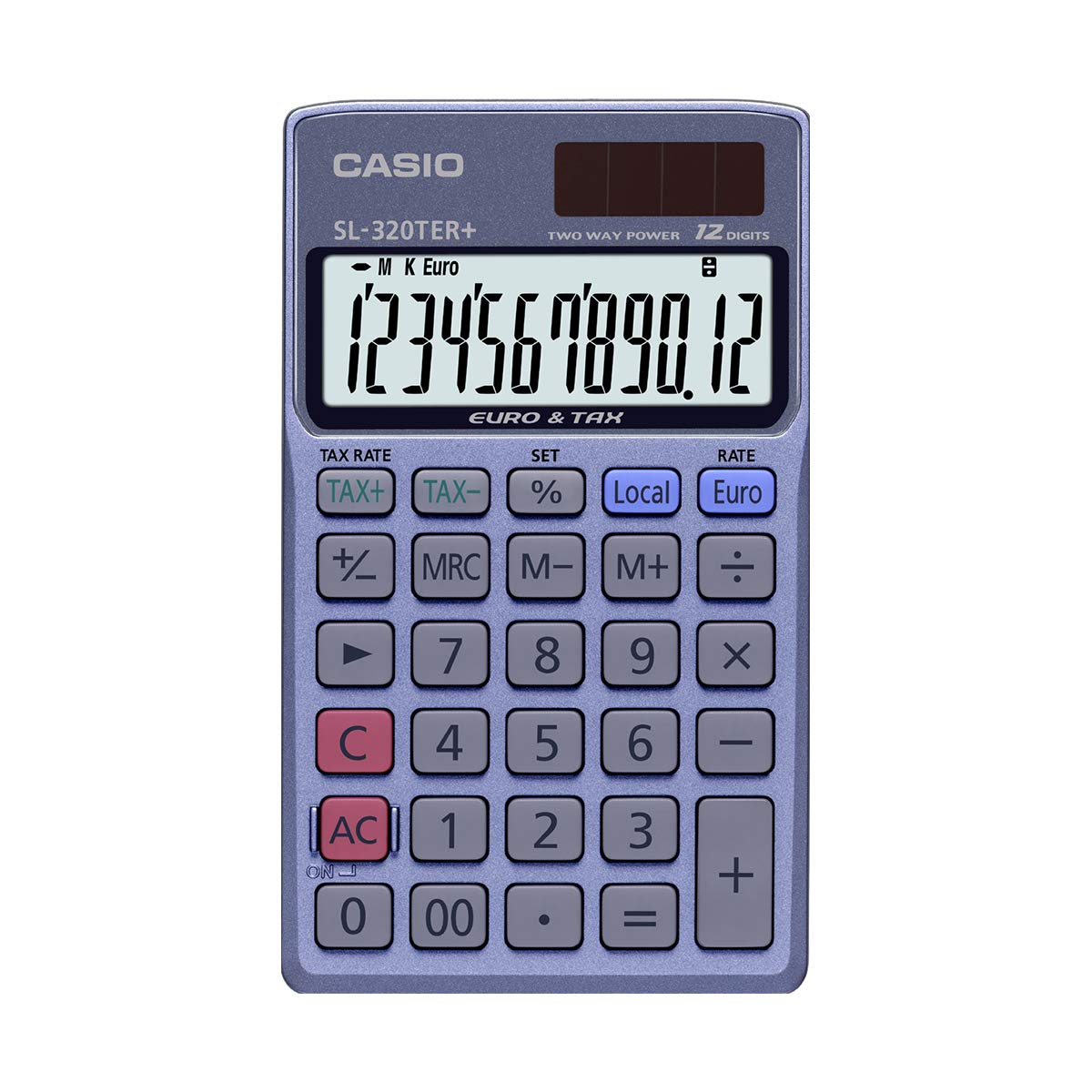 Algopix Similar Product 8 - Casio SL320TER Pocket Calculator,Blue