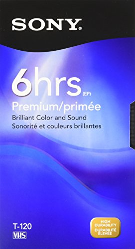 Algopix Similar Product 8 - SONY T120V - Sony S-VHS Videocassette