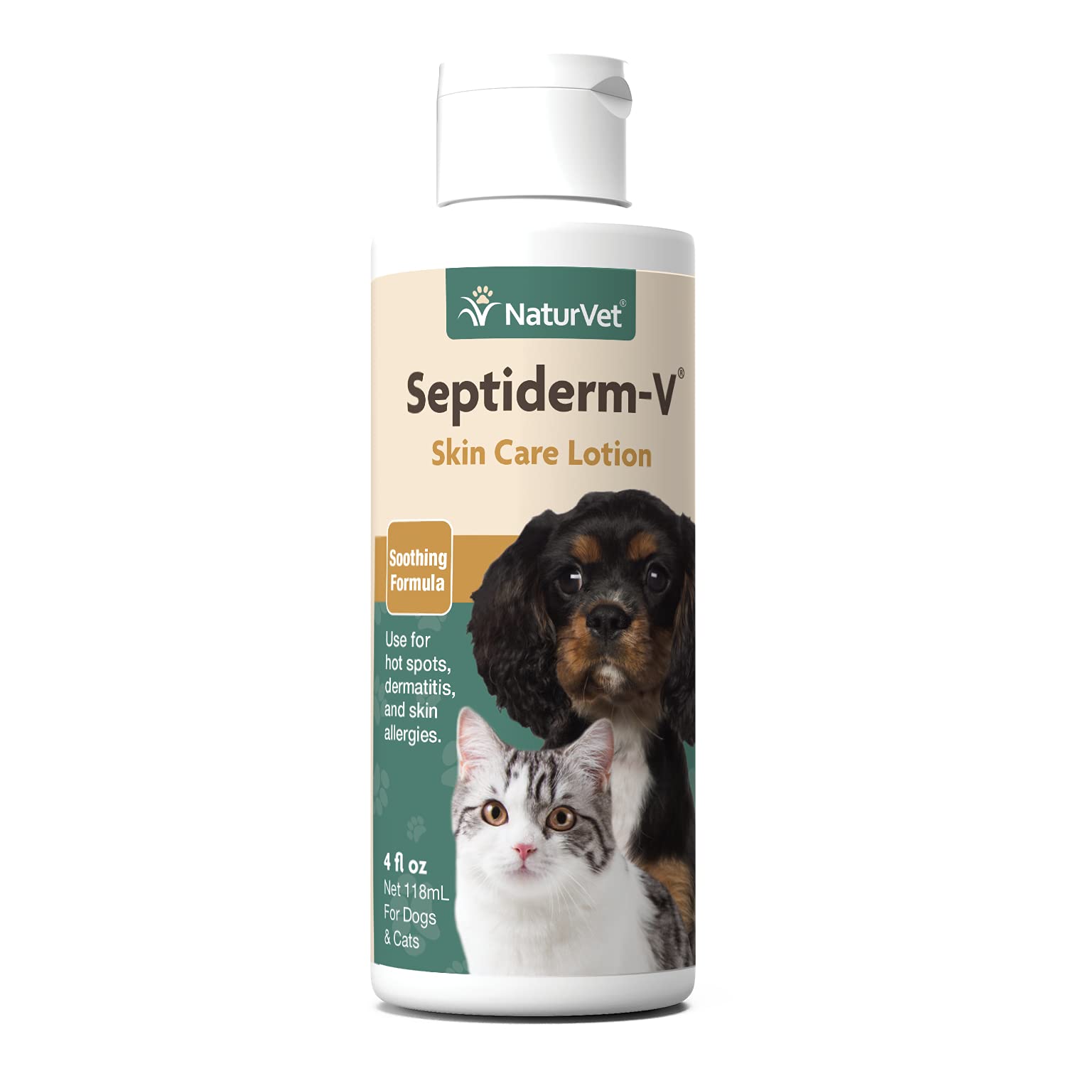 Algopix Similar Product 1 - NaturVet SeptidermV Skin Care Lotion