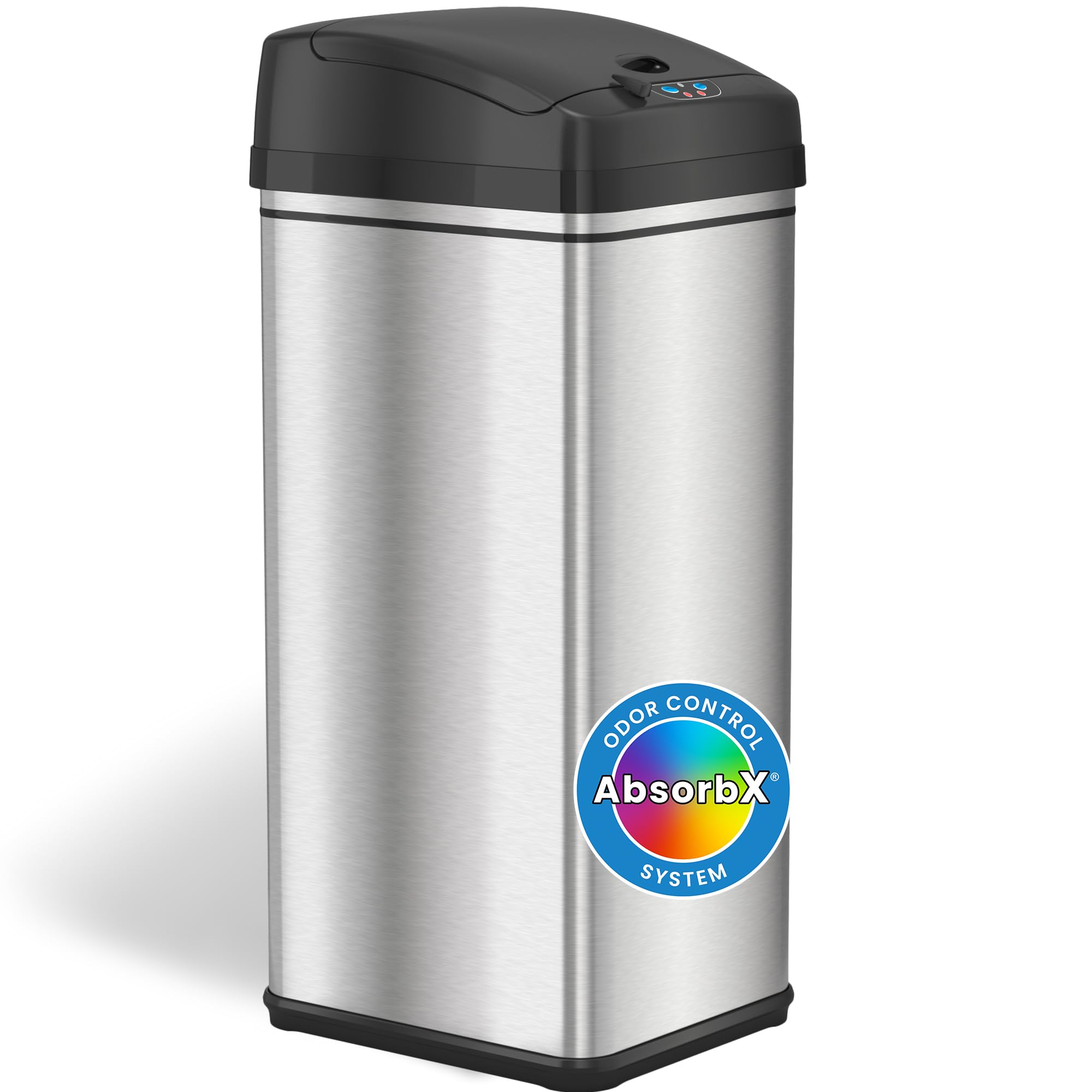 Algopix Similar Product 12 - iTouchless 13 Gallon Kitchen Trash Can