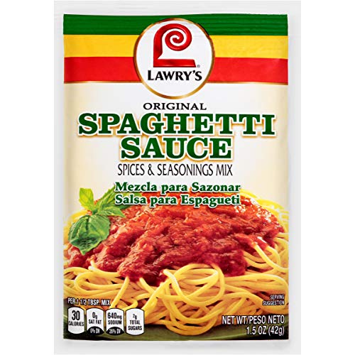 Algopix Similar Product 14 - Lawrys Original Spaghetti Sauce Spices
