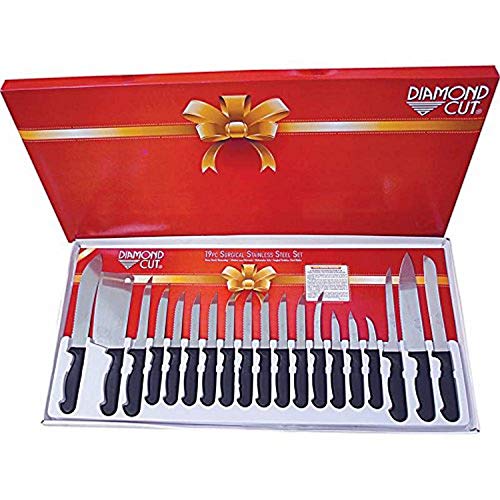 Algopix Similar Product 17 - Diamond Cut Kitchen Utensil 19 Piece