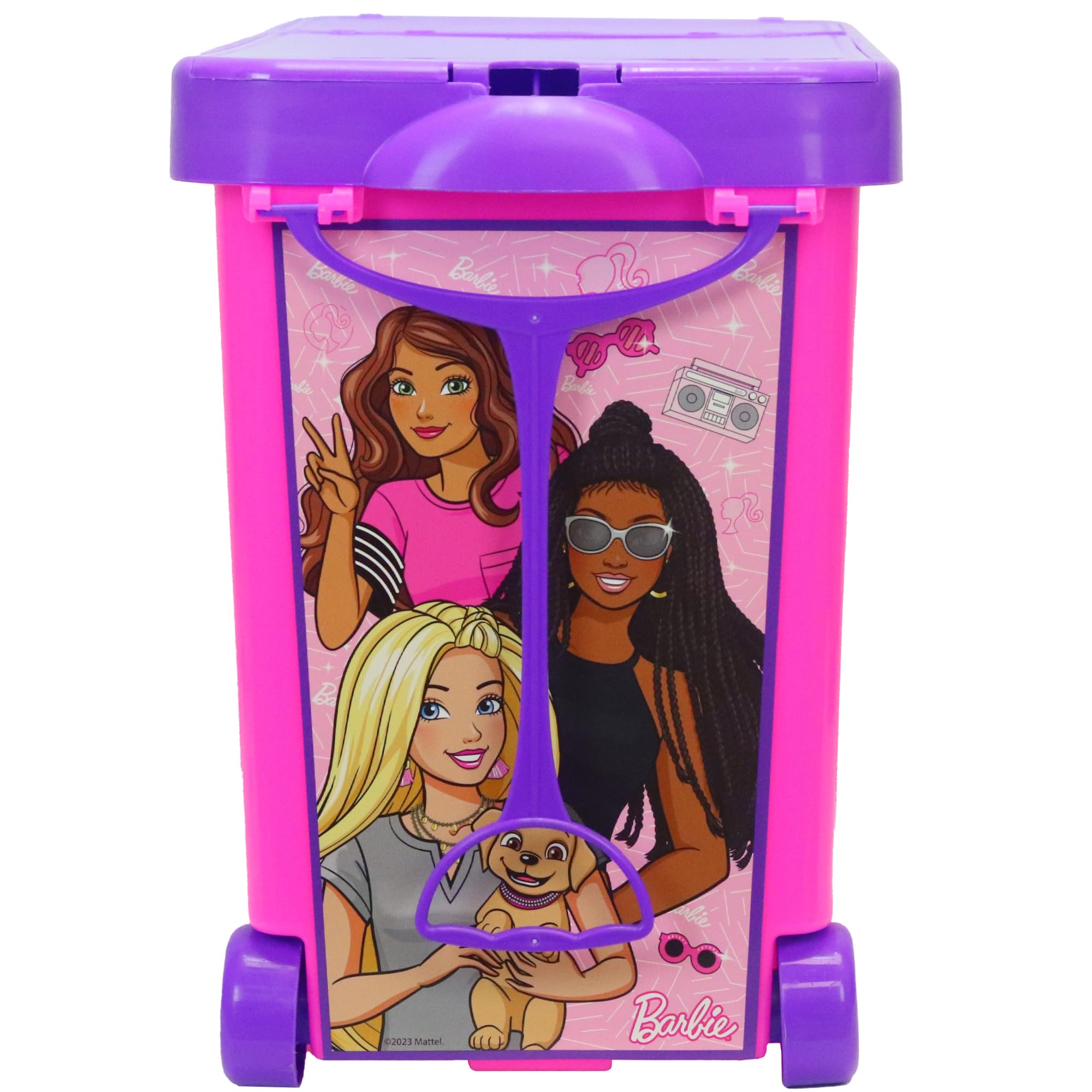 Algopix Similar Product 10 - Barbie Store It All Rolling Storage