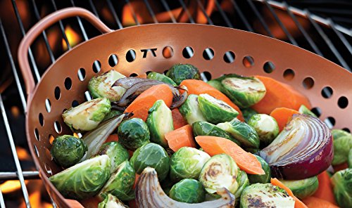 Algopix Similar Product 1 - Outset QN70 Round Grill Wok Copper