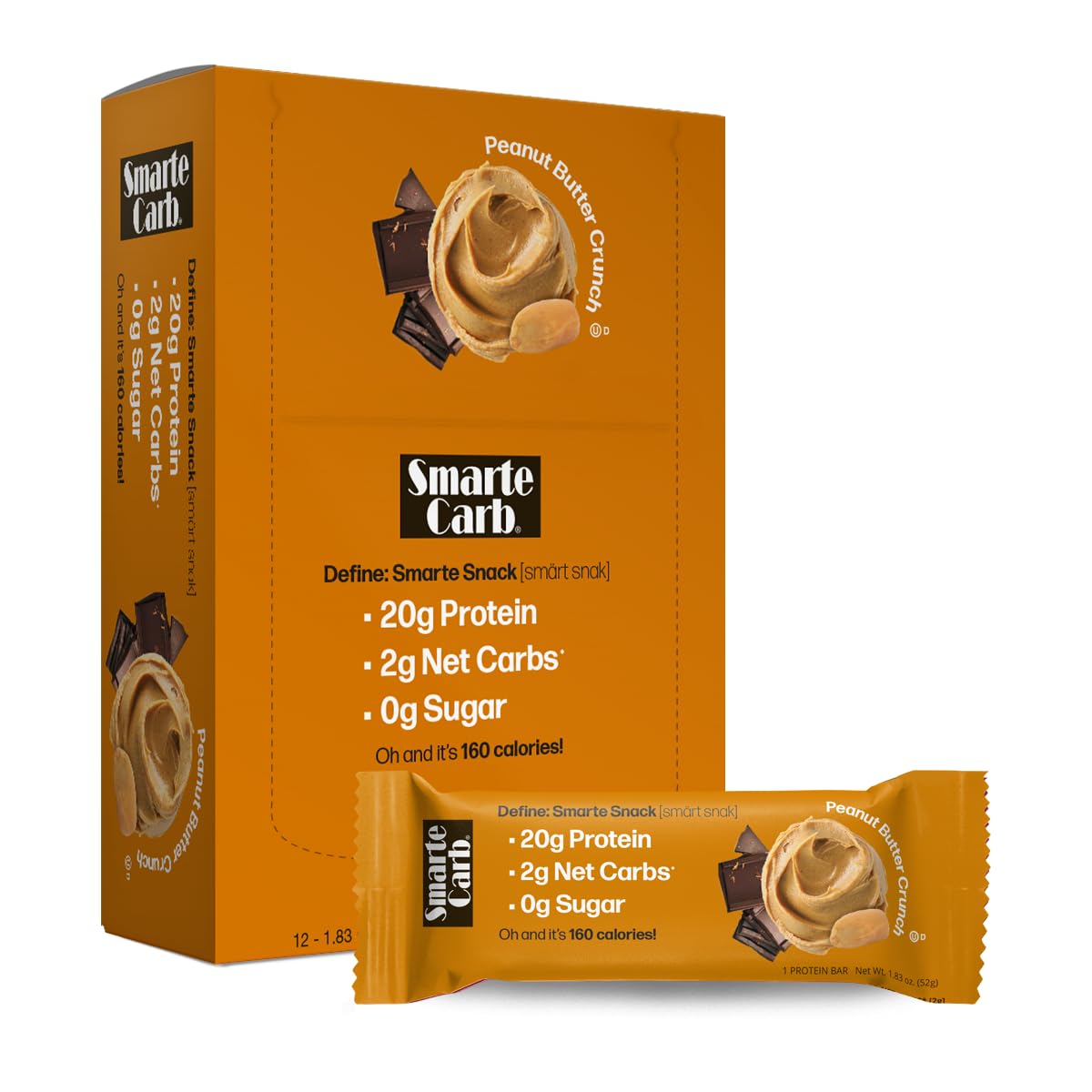 Algopix Similar Product 8 - NuGo Smarte Carb 20g Protein 0g Sugar