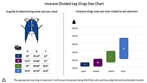Algopix Similar Product 16 - Invacare Reliant Divided Leg Sling with