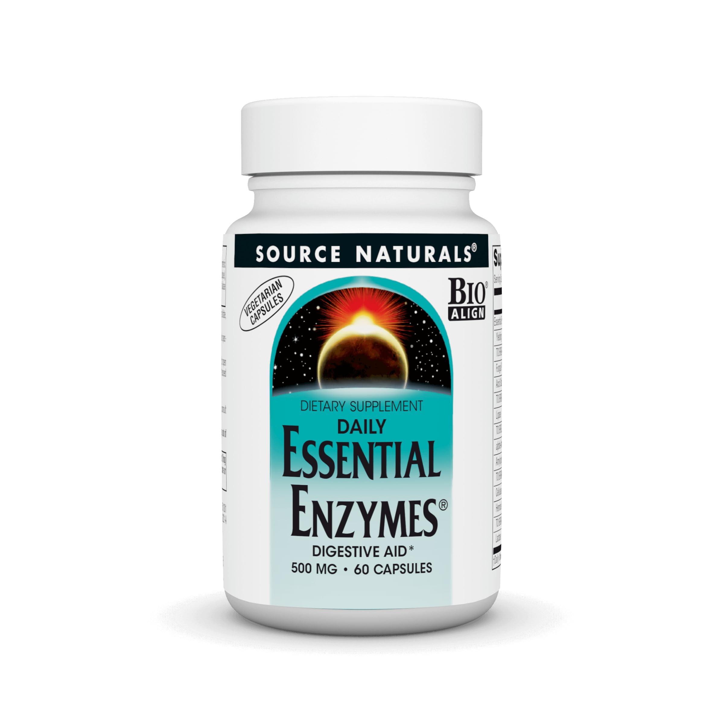 Algopix Similar Product 8 - Source Naturals Essential Enzymes 500mg