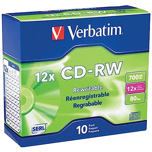 Algopix Similar Product 5 - VER95156 - Verbatim CD-RW Discs