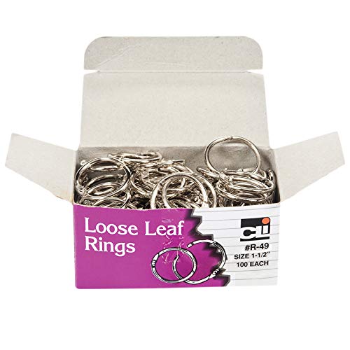 Algopix Similar Product 7 - Charles Leonard Loose Leaf Rings with