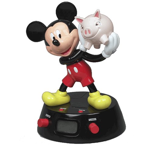 Algopix Similar Product 17 - Kng 518384 Mickey Mouse Coin Bank-Clock