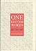 Algopix Similar Product 10 - One-Letter Words, a Dictionary