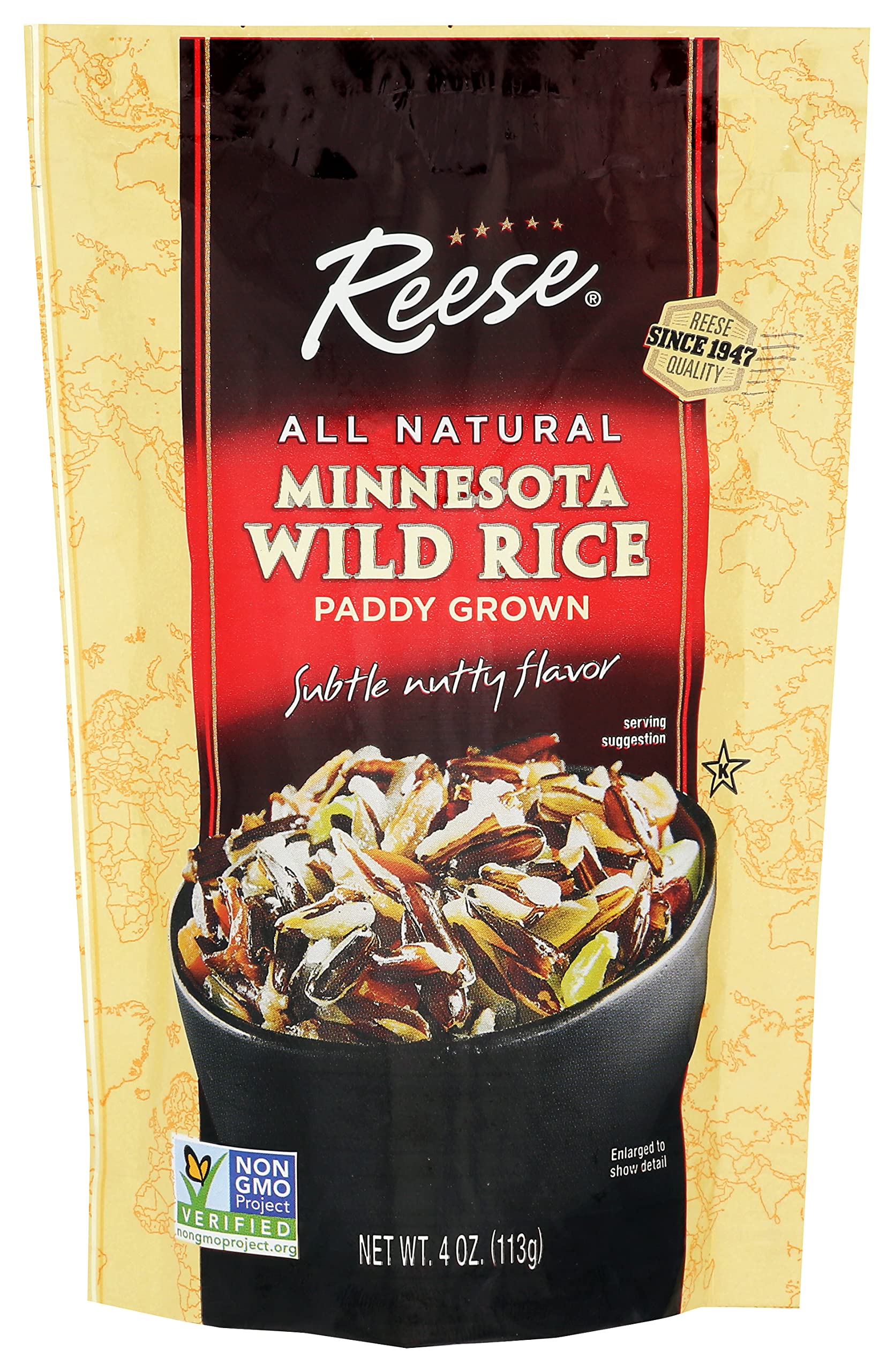 Algopix Similar Product 15 - Reese Minnesota Wild Rice 4 Ounces