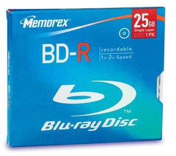 Algopix Similar Product 1 - Memorex 25GB Blue Ray BD-R 2X Write Once
