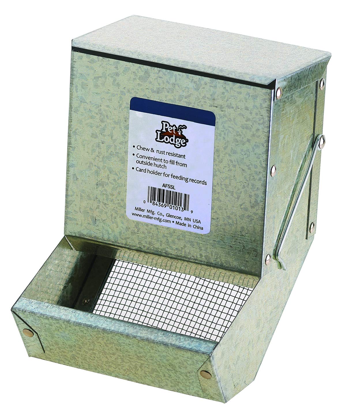 Algopix Similar Product 14 - Pet Lodge Steel Small Animal Feeder