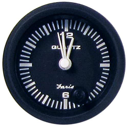 Algopix Similar Product 10 - Faria 12825 Euro Quartz Analog Clock 
