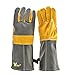 Algopix Similar Product 5 - 145 Long Premium Leather Gloves BBQ