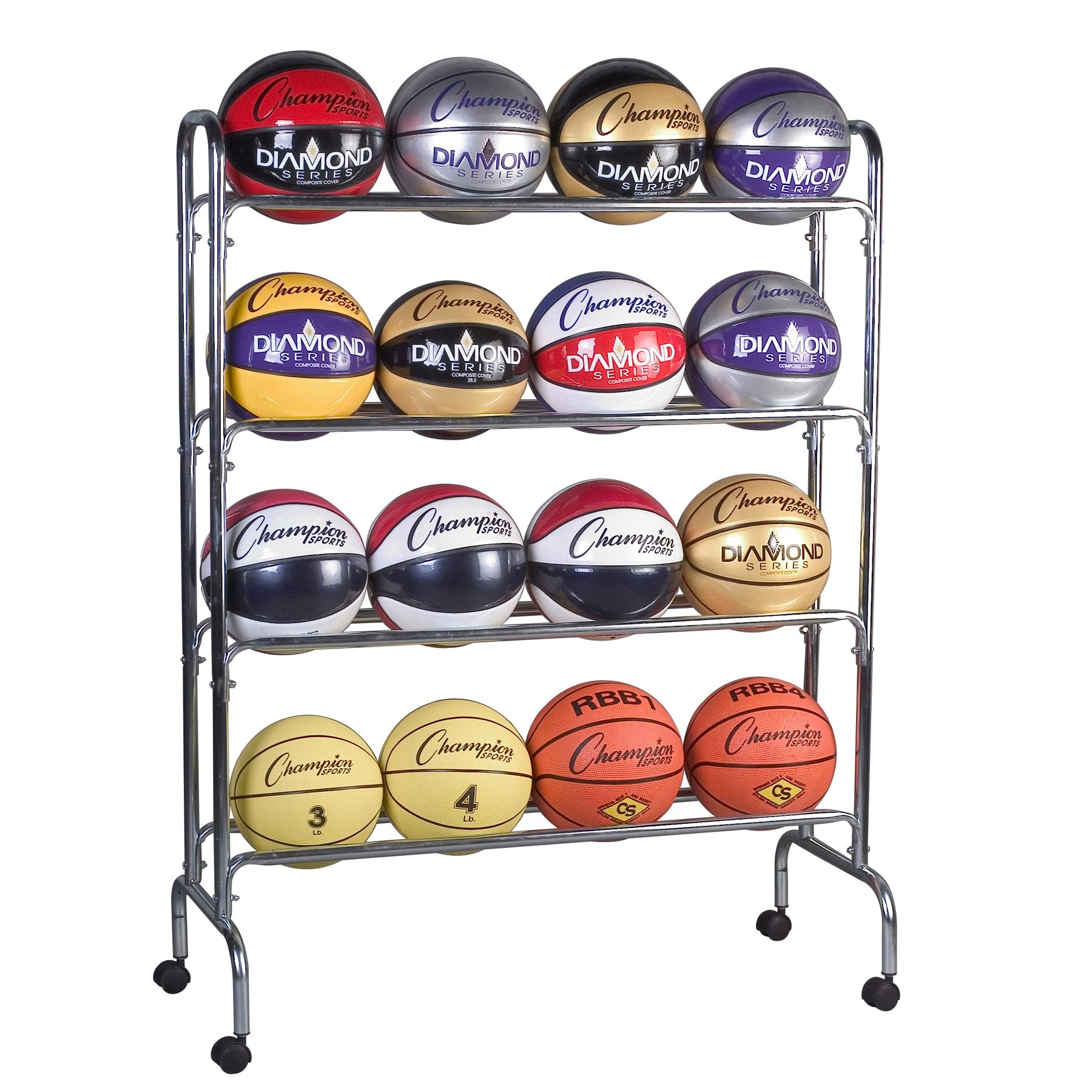 Algopix Similar Product 1 - Champion Sports Four Tier Basketball