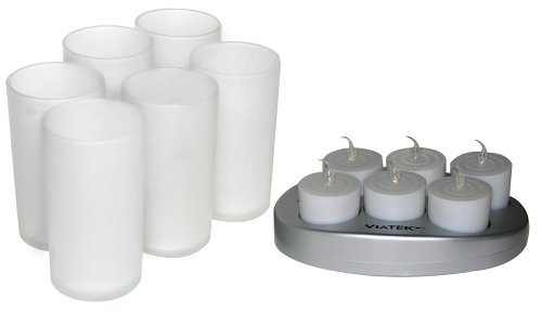 Algopix Similar Product 20 - Viatek Rechargeable Candles (Set of 6)