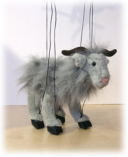 Algopix Similar Product 11 - Sunny Puppets Grey Baby Goat Marionette