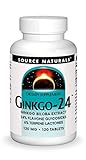 Algopix Similar Product 18 - Source Naturals - Ginkgo 24, 120 mg