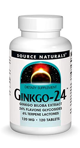 Algopix Similar Product 4 - Source Naturals - Ginkgo 24, 120 mg