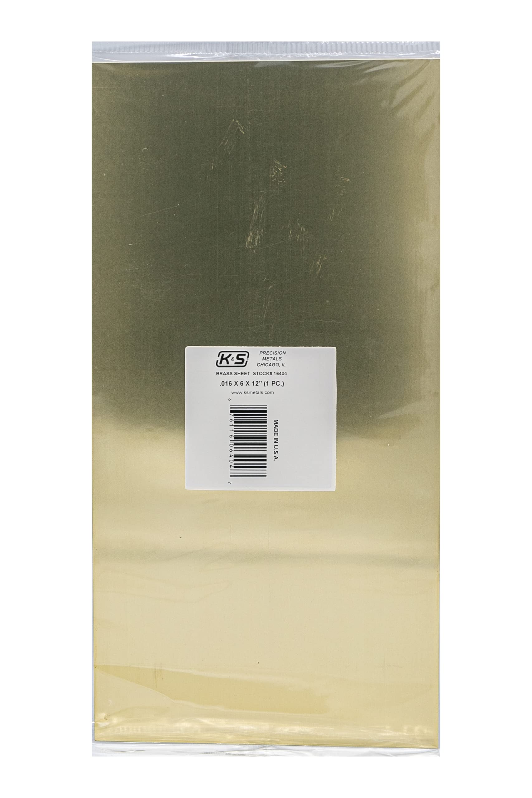 Algopix Similar Product 6 - KS Percision Metals 16404 Brass Sheet