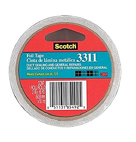 Algopix Similar Product 11 - Scotch Aluminum Foil Tape 3311 Silver