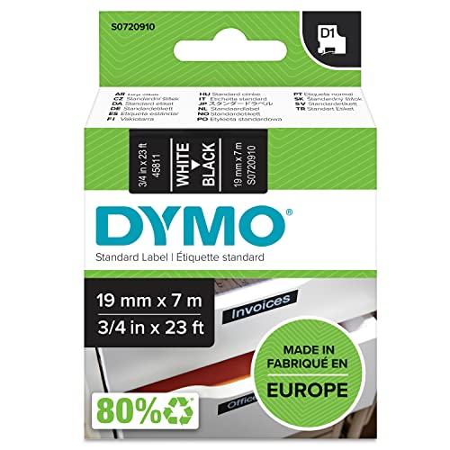 Algopix Similar Product 11 - Dymo D1 Standard Labelling Tape 19mm x