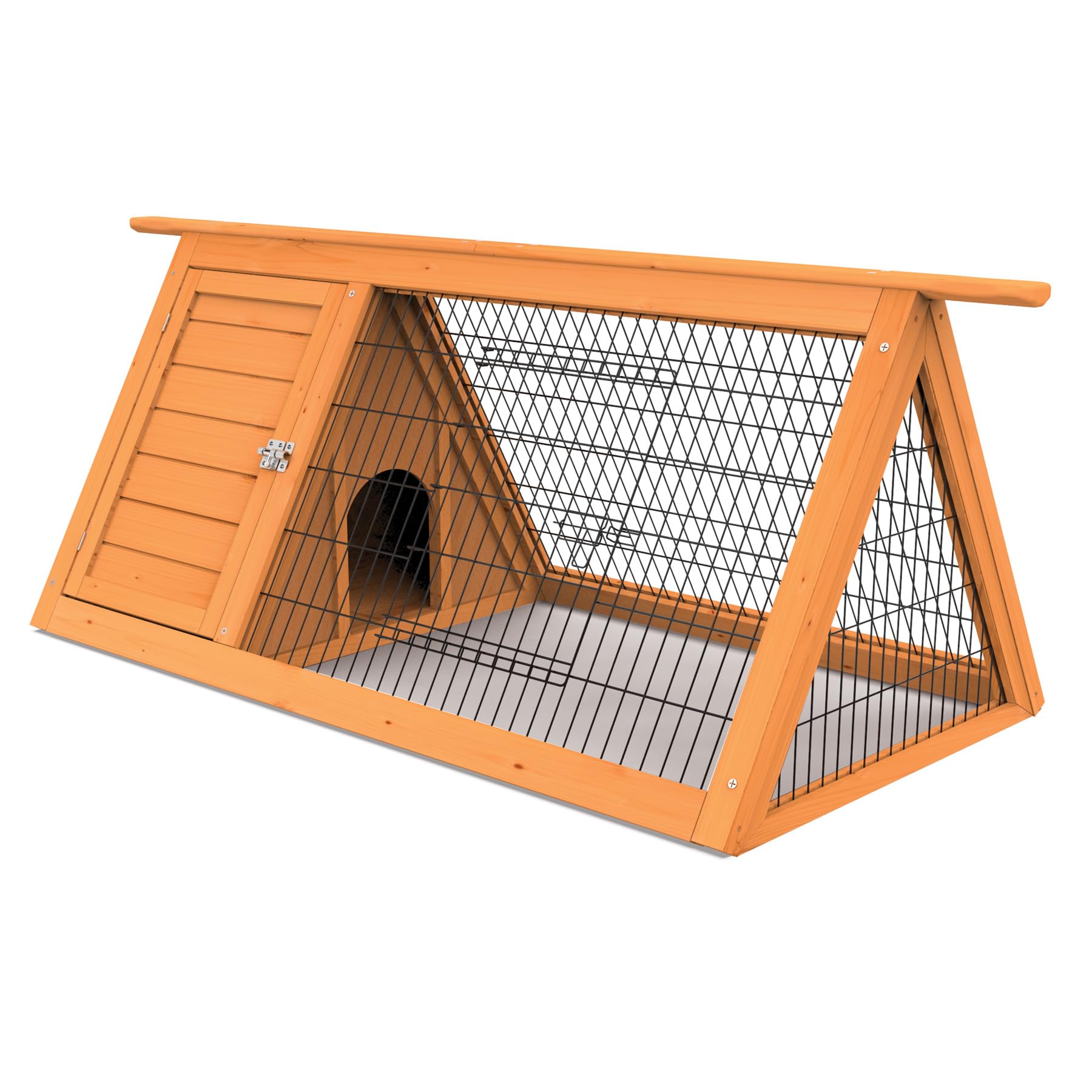 Algopix Similar Product 19 - Premium Plus Backyard Hutch for Rabbits