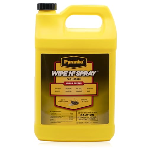 Algopix Similar Product 4 - PYRANHA Wipe N Spray for Horses 