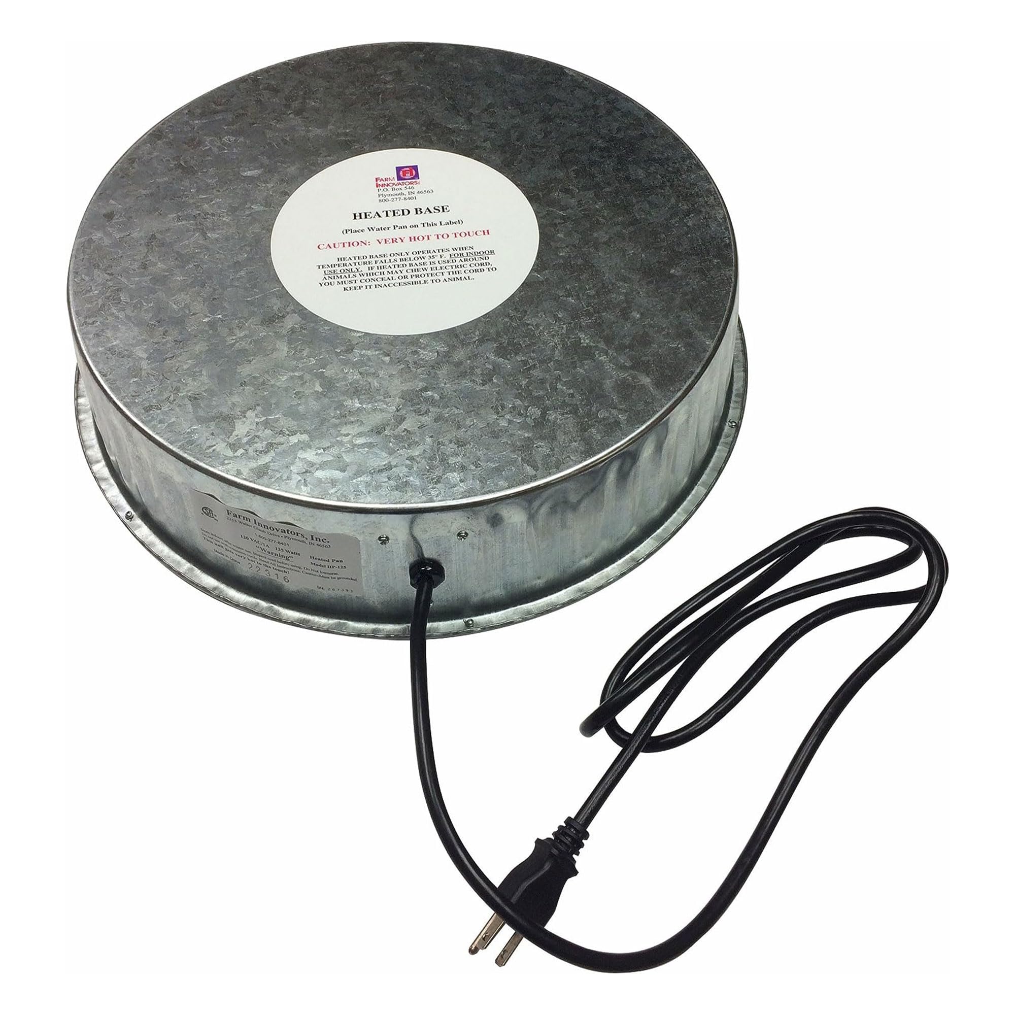 Algopix Similar Product 12 - Farm Innovators 125 Watt Heated Base