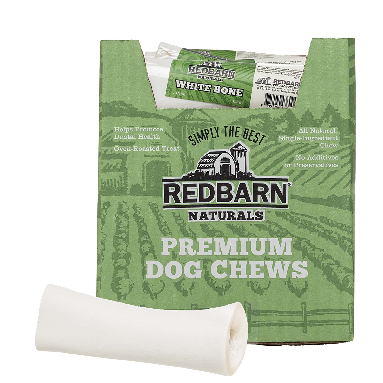 Algopix Similar Product 3 - Redbarn White Bone for Dogs Large