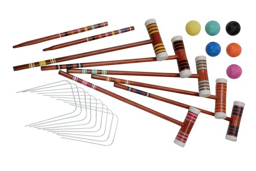Algopix Similar Product 19 - Halex Select 6Player Croquet Set in