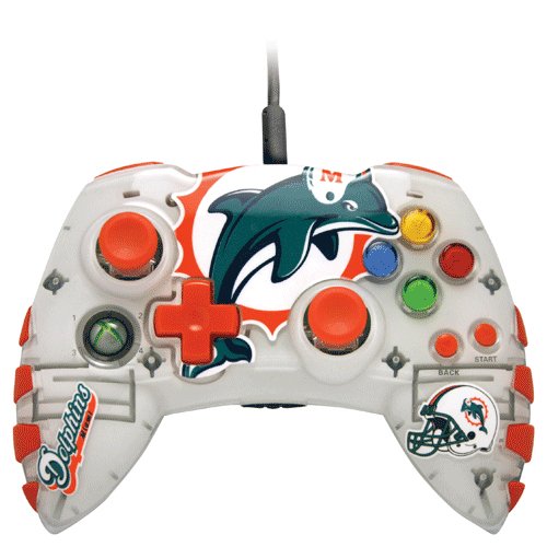 Algopix Similar Product 15 - Xbox 360 NFL Miami Dolphins Controller
