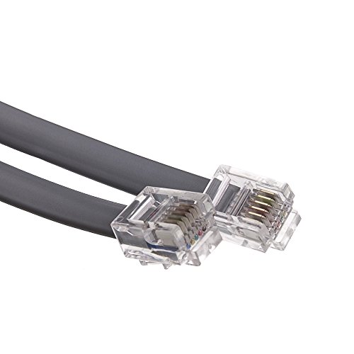 Algopix Similar Product 5 - 25 feet Telephone Cord for Voice